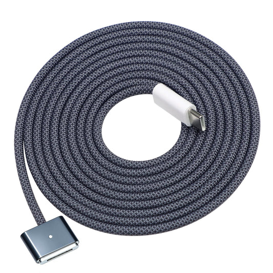 DERLULU Magnetic Charger Cable for MacBook Air & Pro, 6.6 ft, Midnight Blue | USB-C to Magnetic Cable, Compatible with MacBook Air 13"/15" M2–M5, for MacBook Pro 14"/16" 2021–2026