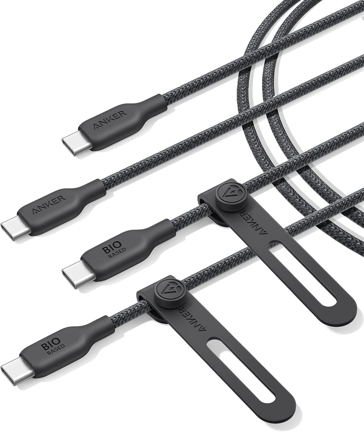 Anker USB C Cable, 240W Type C Fast Charging, USB 2.0 (6 ft, Phantom Black)