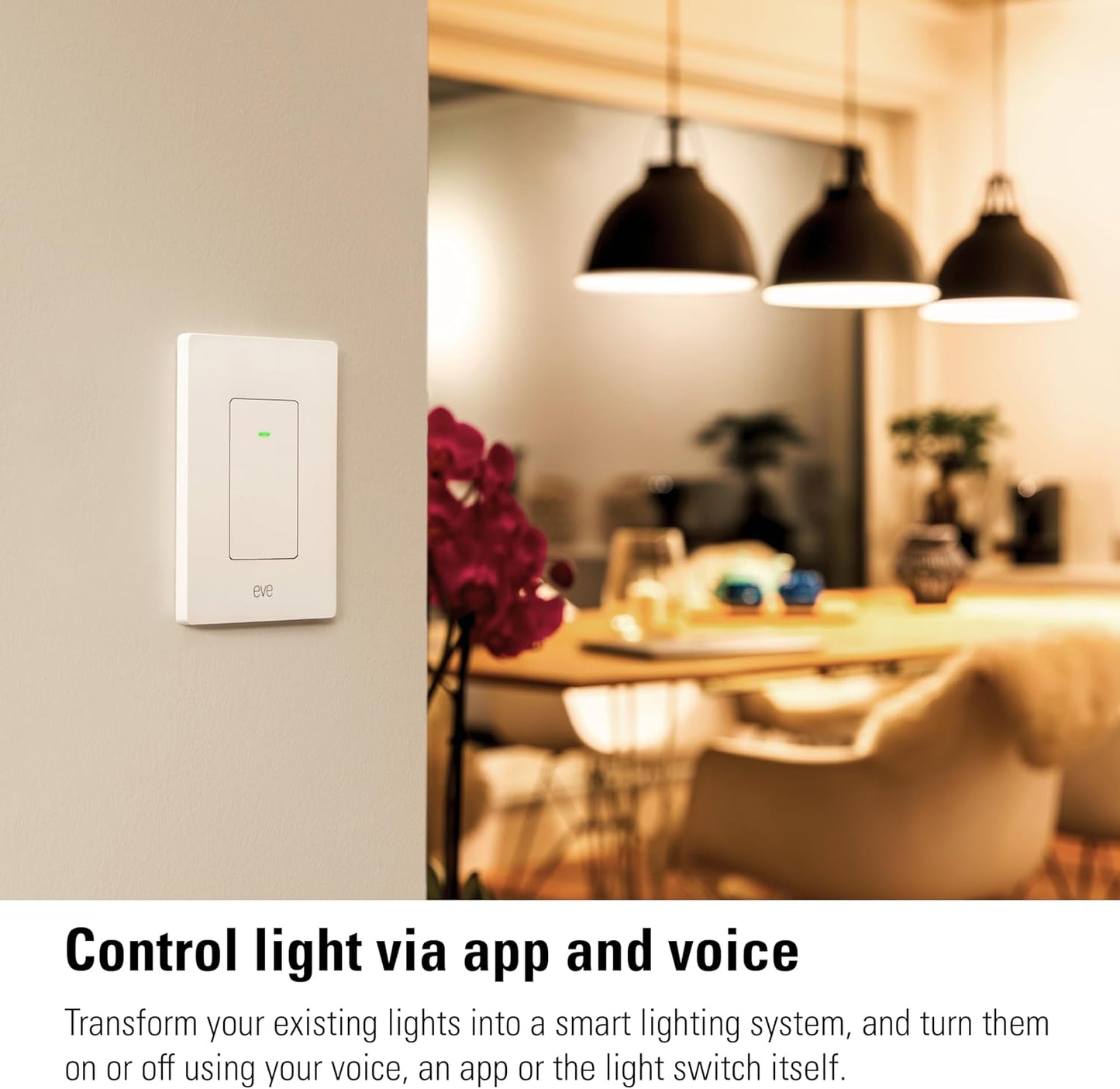 Eve Smart Lighting Bundle (Matter): Smart Light Switch + Door & Window Sensor to automate Lighting, Seamless Integration in Apple Home, Alexa, Google Home, SmartThings, Requires Thread Border Router