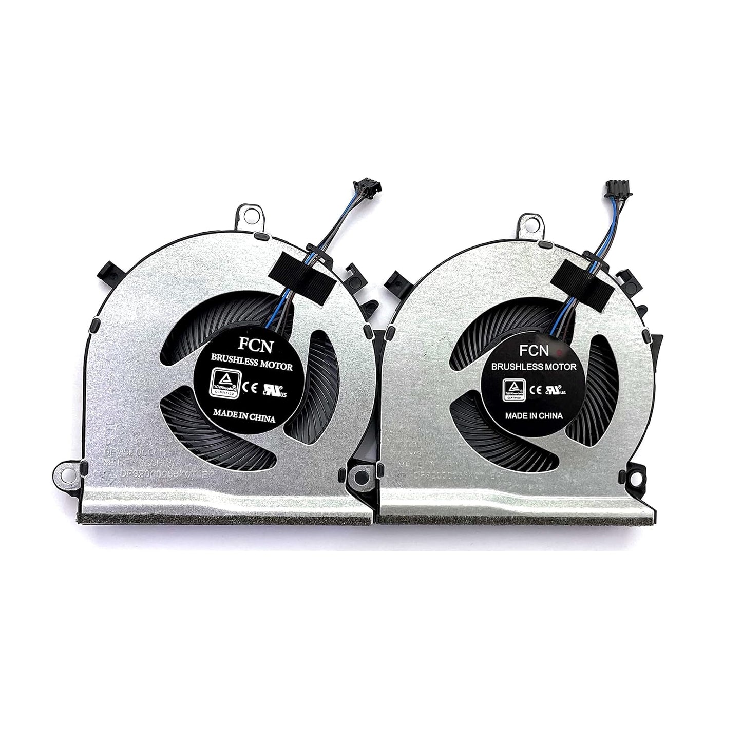(2 Pack) CPU+GPU Cooling Fan Replacement for HP Pavilion Gaming 15-EC 16-A L77560-001 15-ec0001ne 15-ec0045AX 15-ec0002ng 15-ec0013dx 15-ec0751ms 15-ec0075ax 15-ec0001ne 16-a0075cl 16-a0032dx Pair Fan
