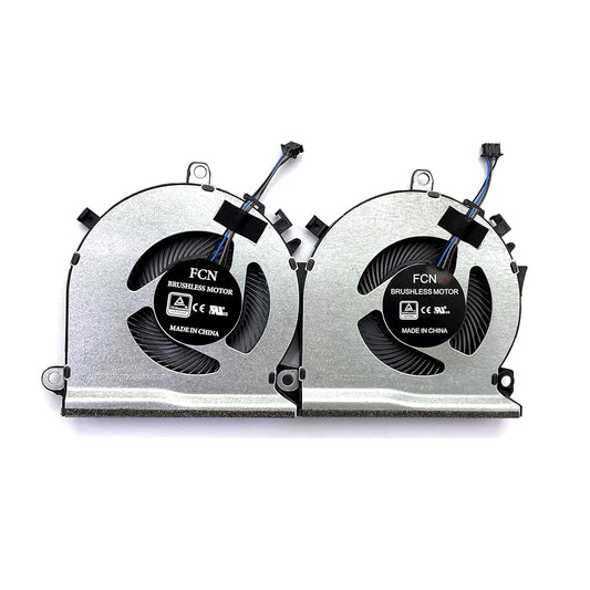 (2 Pack) CPU+GPU Cooling Fan Replacement for HP Pavilion Gaming 15-EC 16-A L77560-001 15-ec0001ne 15-ec0045AX 15-ec0002ng 15-ec0013dx 15-ec0751ms 15-ec0075ax 15-ec0001ne 16-a0075cl 16-a0032dx Pair Fan