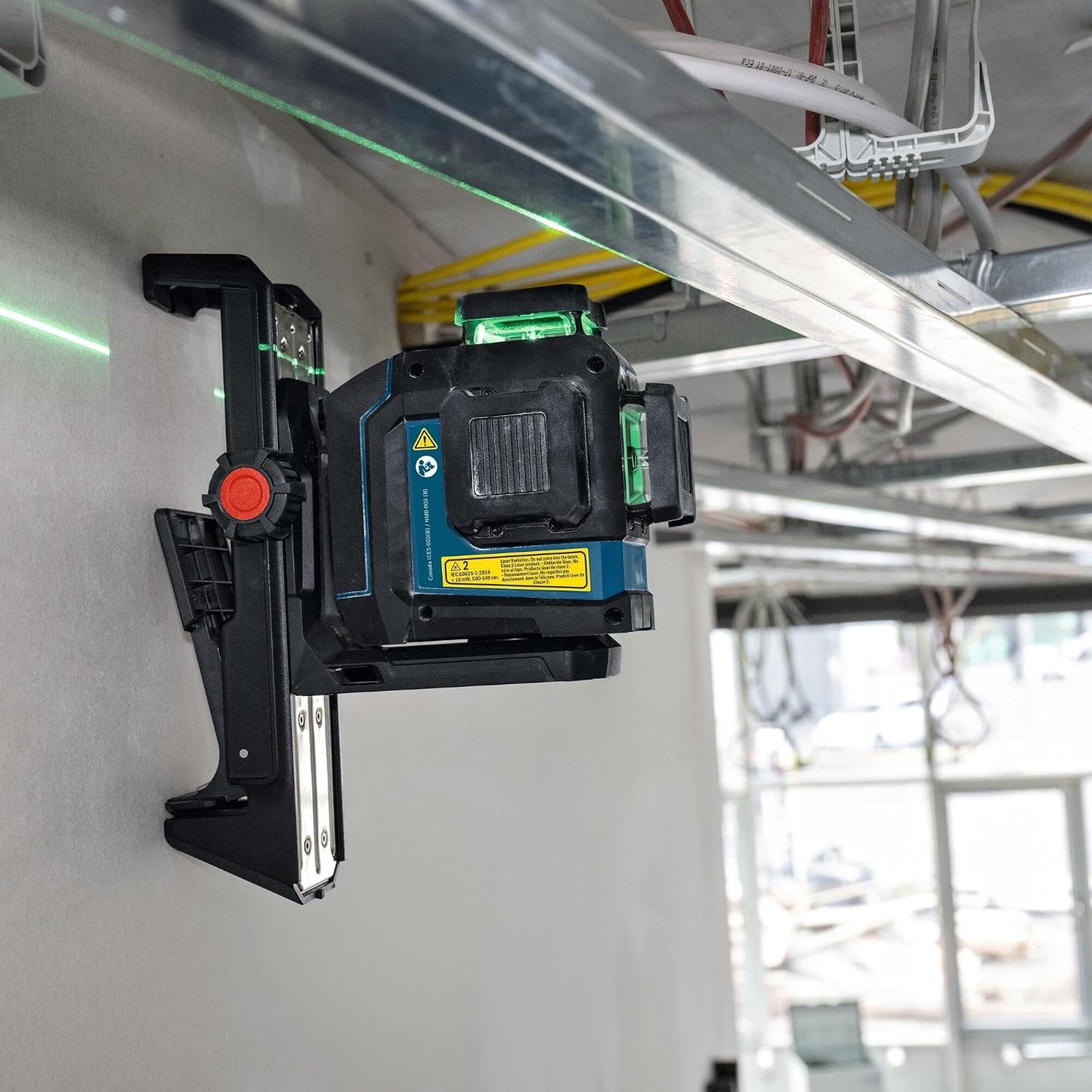 BOSCH DK20 Fine Adjustment Drop Ceiling Bracket - Secure and Versatile Mounting for Laser Measures with Microfine Height Adjustment