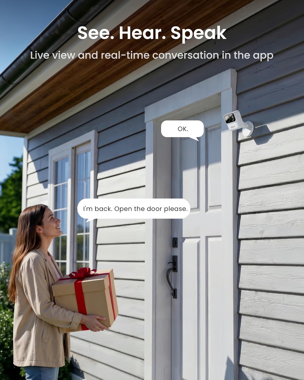 REOLINK Argus MagiCam Security Cameras Wireless Outdoor 1080p, 2 Pack | IR Night Vision, 2.4/5GHz WiFi, AI Detection, Magnetic Mount, No Subscription, IP67, 9-Month Battery Life, Indoor or Outdoor