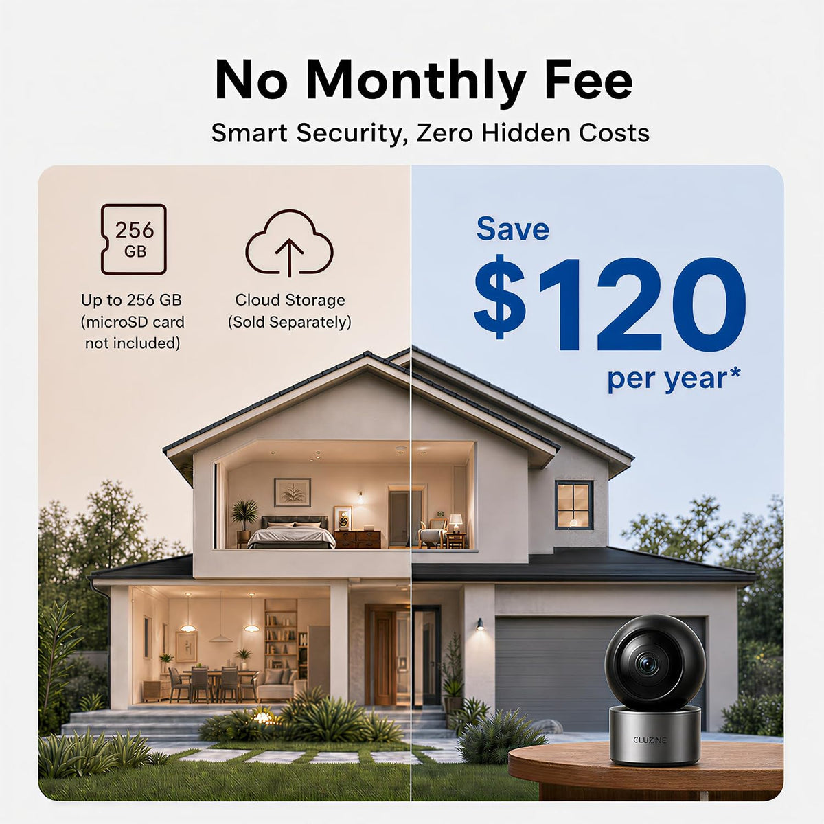 2K Indoor Cameras for Home Security, Baby Monitor, Motion Detection