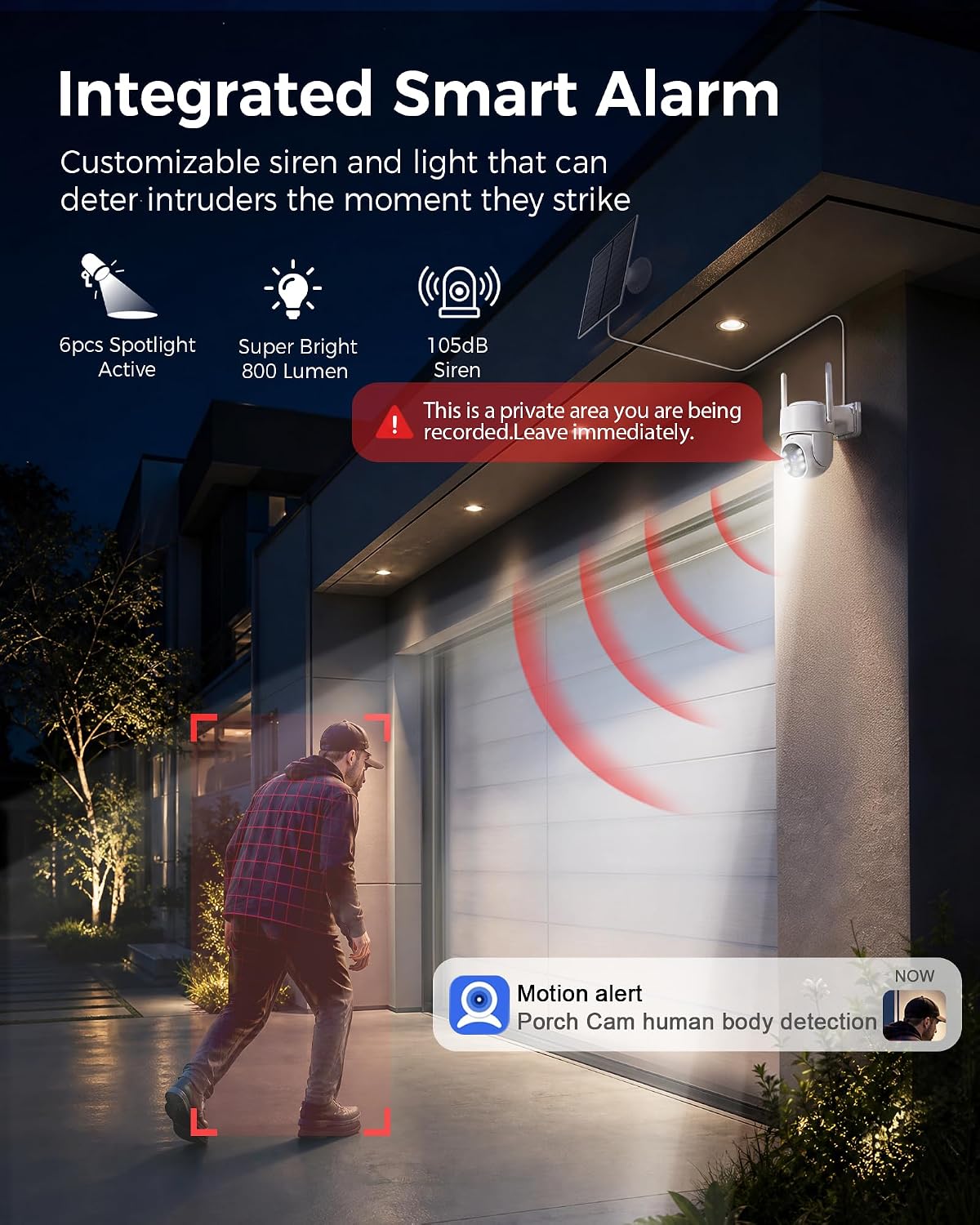 Security Cameras Wireless Outdoor 5G& 2.4G, No Subscription, 2 Cam-Kit,4MP Solar Powered Home Security Cameras System With 360°PTZ,128GB Local Storage,Color Night Vision WiFi Cameras for Home Security