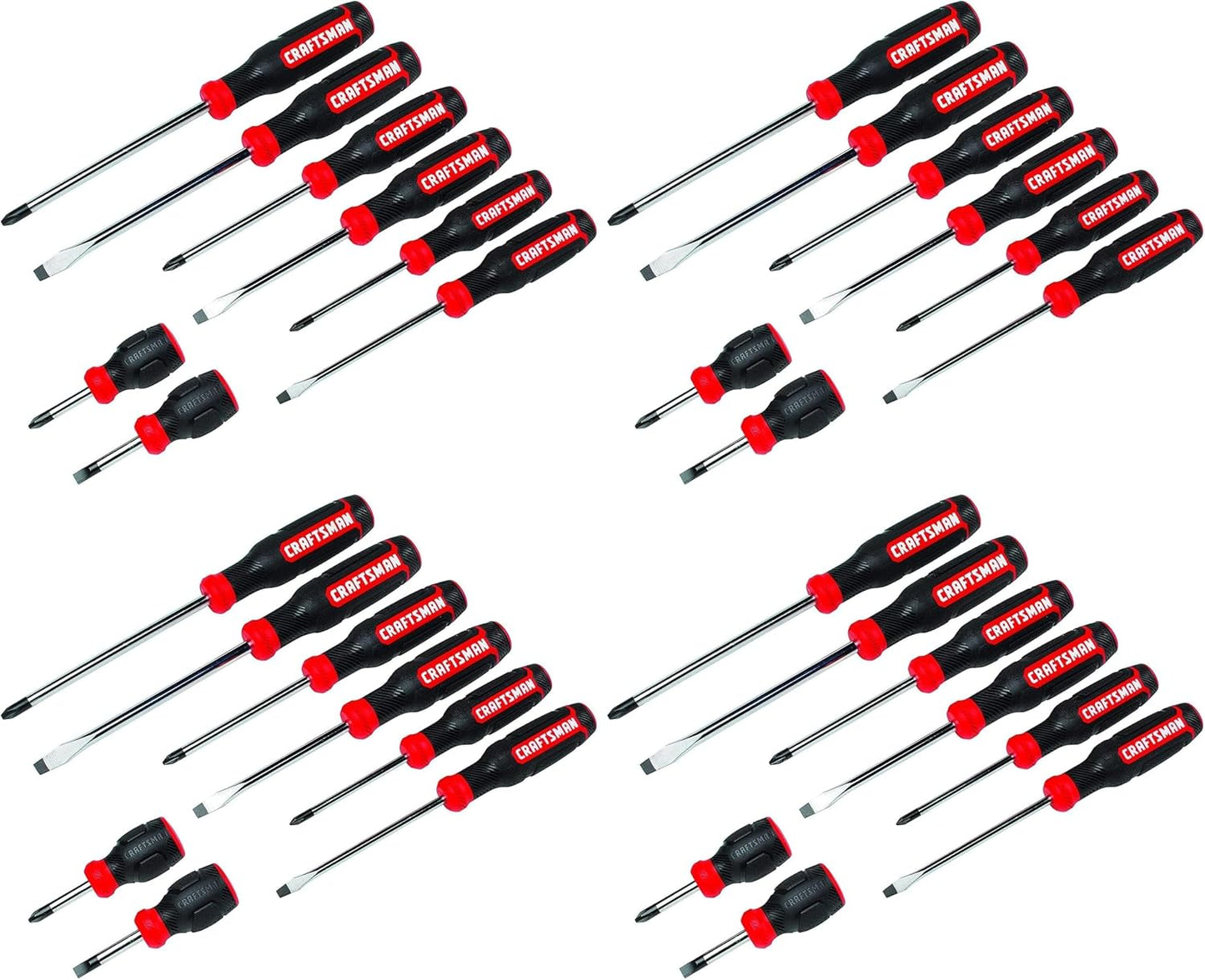 CRAFTSMAN Screwdriver Set, Bi-Material, 8 Piece Set (CMHT65075N)