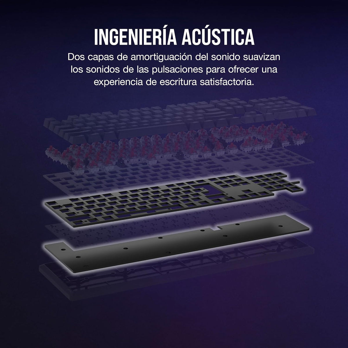 CORSAIR K70 CORE RGB Mechanical Wired Gaming Keyboard with Palmrest – Pre-Lubed MLX Red Linear Switches, SOCD, ABS Double-Shot Keycaps, Sound Dampening, Media Control Dial, QWERTY NA – Black