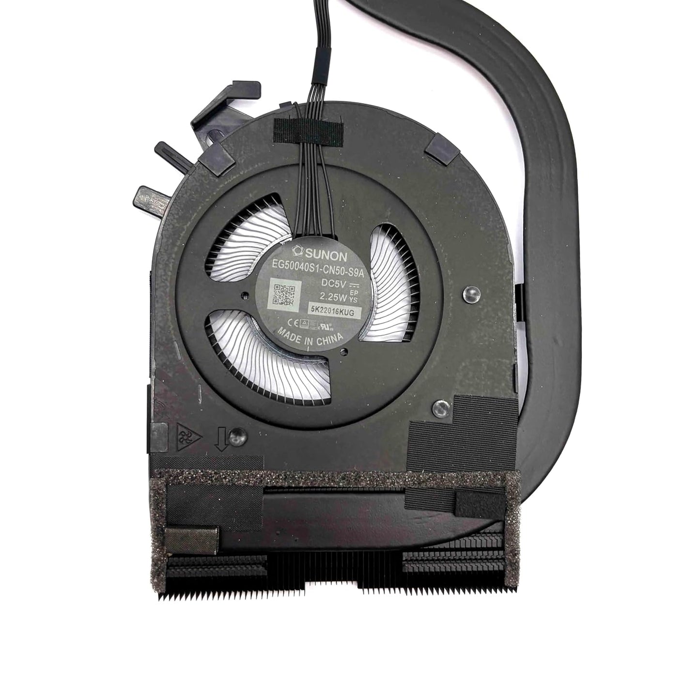 New Genuine CPU Cooling Fan with Heatsink Replacement for ThinkPad T14s Gen 2 (Type 20WM, 20WN) Laptop, P/N: 5H41B77174 5H41B77175 5H41B77176