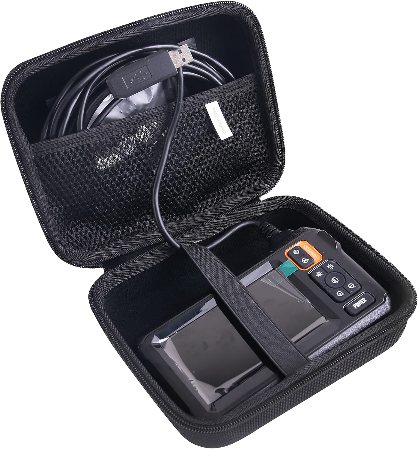 Hard EVA Carrying Case Compatible with MugEasy/Daxiongmao/DEPSTECH Borescope Inspection Camera,Lens Industrial Endoscope storage case (5M-10M line can also be accommodated)