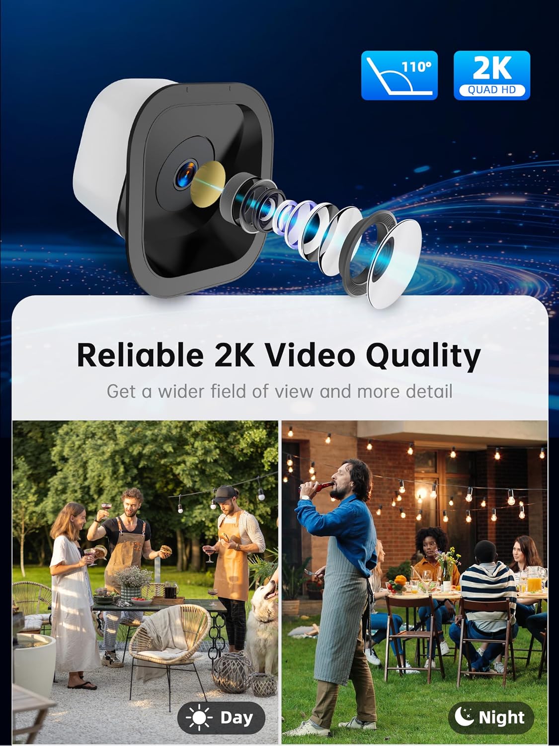 2K Window Camera for Home Security Dual Band WiFi Indoor Window Cameras1PCS