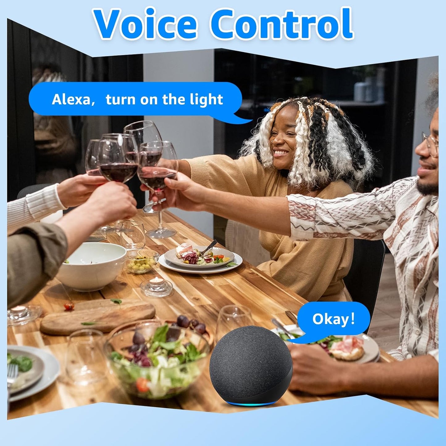 Greencycle Smart Plug with Switch,Wireless Switch,APP,Voice,3 Ways Control | No Wiring Detachable Wall Switch,Compatible with Alexa,Google Assistant,500FT RF Range,15A 1500W,Tuya,Smart Life,2.4GHz WiFi