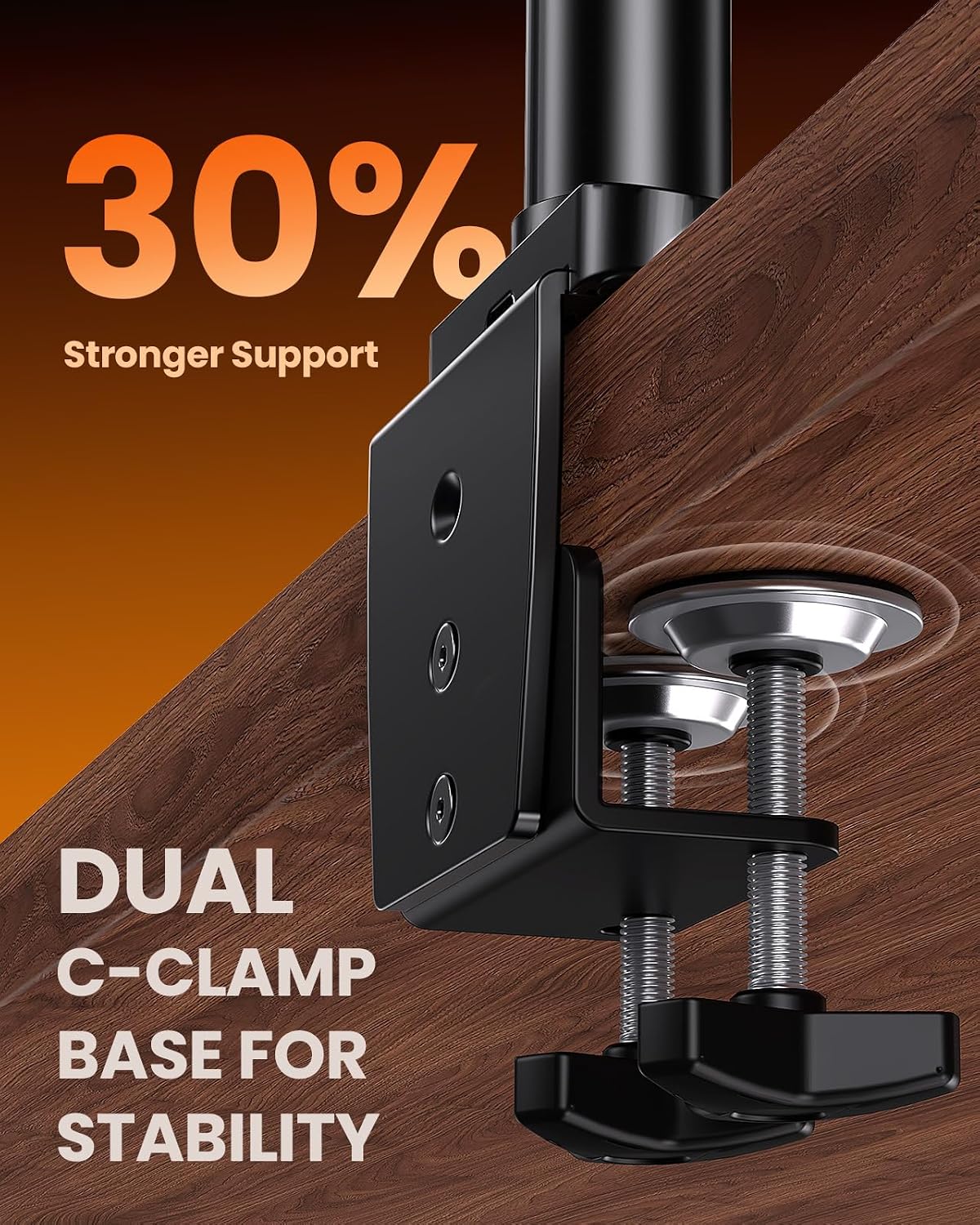 ErGear Triple Monitor Mount for 13-32 Inch Screens, 19.8 lbs per Arm