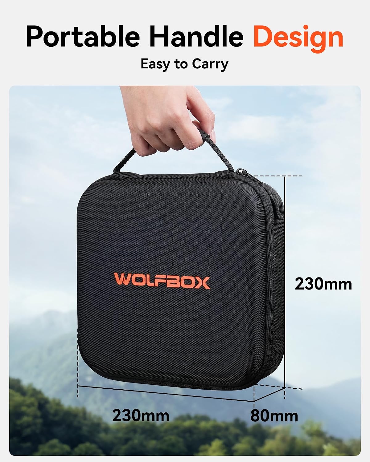 WOLFBOX MF200-2PK Compressed Air Duster, 2 Swappable Batteries & Case | Electric Air Blower, Hurricane-Force Airflow, For PC, Car & Home, High-Pressure Narrow Gap Cleaning, 24-Month Warranty