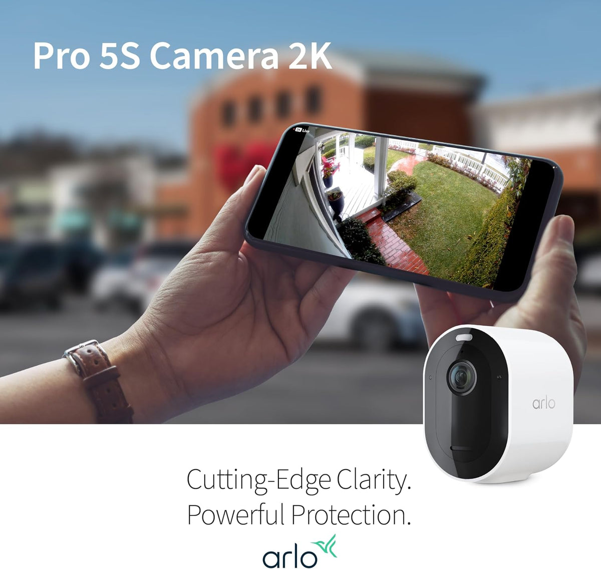 Arlo Pro 5S - Wireless Security Camera 2K HDR - 4 Cameras, White