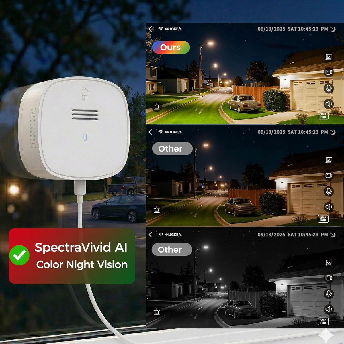 No Drill Window Camera, QHD+ 2880x1620, 2Pack Indoor Window Security Cameras with Color Night Vision for Home Security, 2.4G&5G WiFi, Motion Detection, Compatible with Alexa&Google Assistant