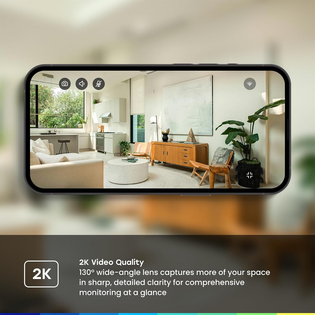 myQ Indoor Plug-in Security Camera Gen 2 – 2K Smart Wi-Fi Camera with Night Vision, Baby and Pet Monitor, Motion Detection and Alerts, 2-Way Audio & App Control, 2 Pack