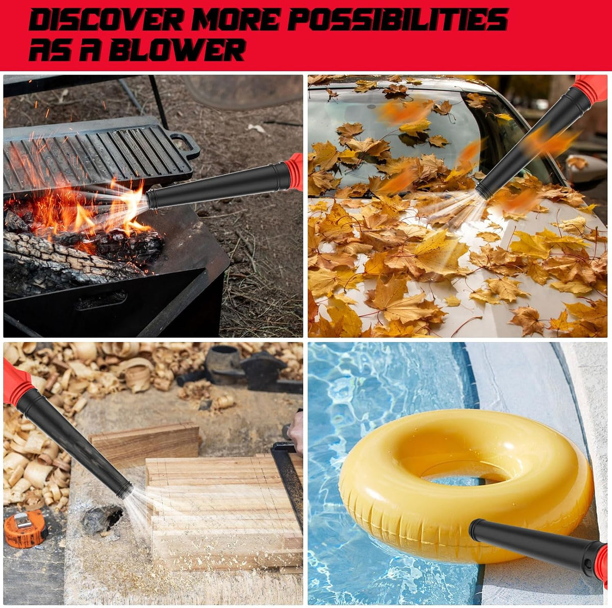 Rozlchar Electric Diatomaceous Earth Duster Compatible for Milwaukee 18V | 1L Capacity, Garden powder sprayer, 7.5" nozzle, tool only, leaf blower replacement, farm applicator, coop applicator