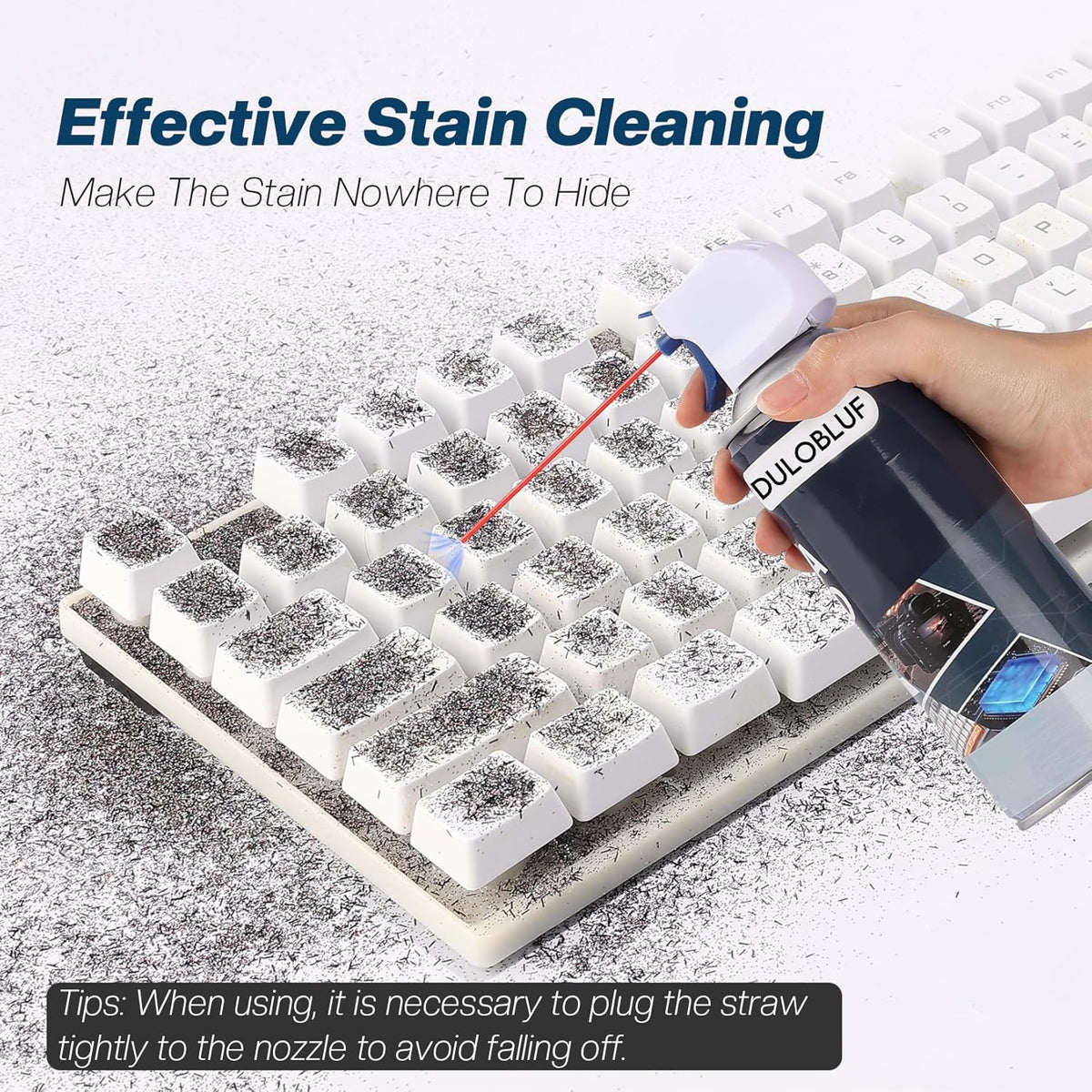 Compressed Air Duster : Air Duster for PC Cleaning - Computer Air Duster Blower for Laptop - Reusable Car Dusters Airduster