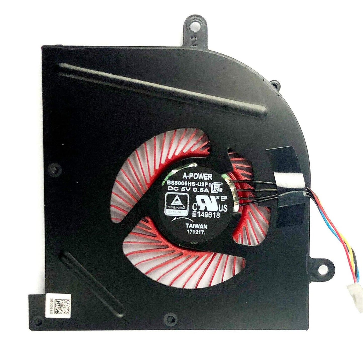 BestParts CPU + GPU Cooling Fan for MSI GS63 GS63VR GS73 GS73VR (Pair Fans, 12V, 4-Pin, 20dB, Laptop)