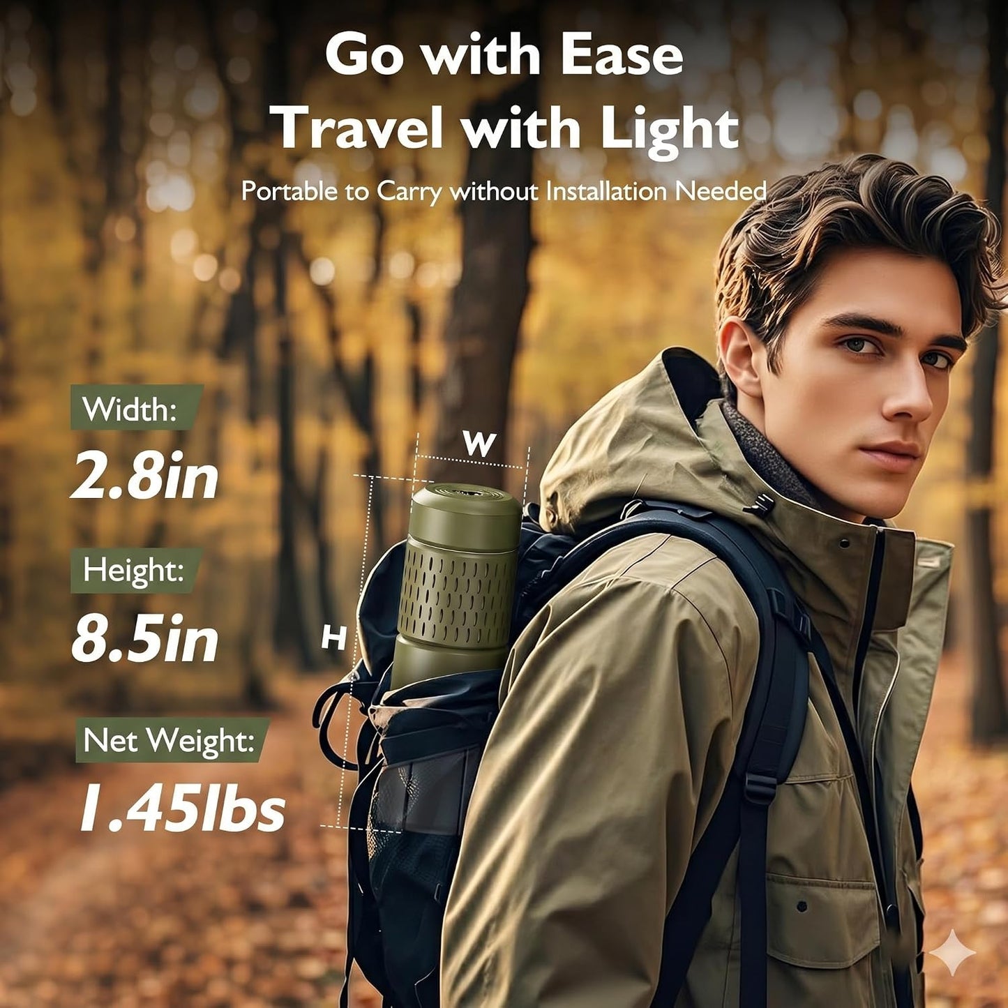 Camping Lights, Rechargeable Collapsible Camping Lanterns | Portable Flashlights, Camping Light for Tent, Emergency, Outdoor, IPX5 Waterproof