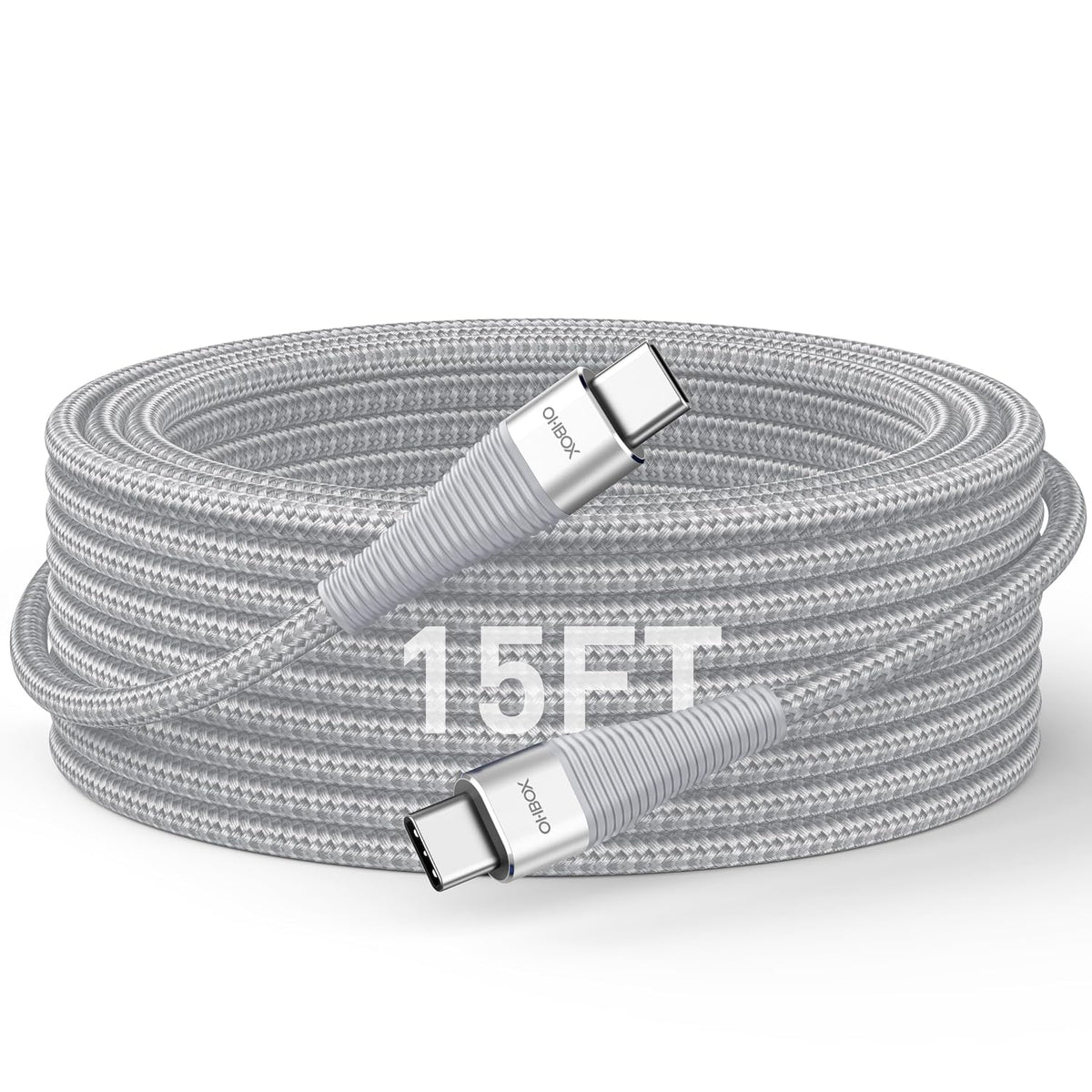 USB C Cable Short, 100W USB C to USB C Cable Fast Charging Cord 1FT, 2 Pack