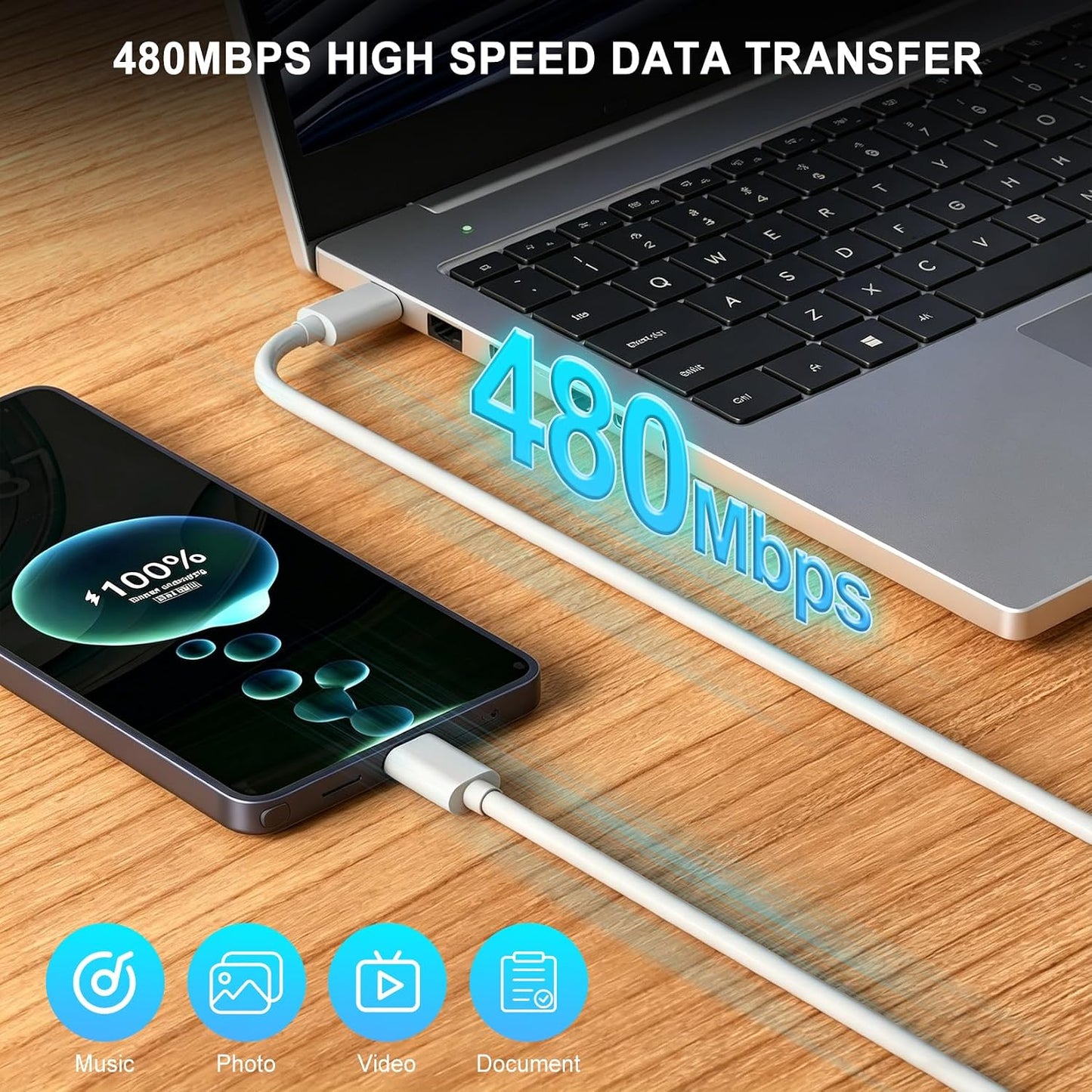 60W Super Fast USB C Charger for Samsung,2Pack TypeC Android Phone PD Wall Charger Block,10FT Chargers Fast Charging USB-C Cord Compatible with Galaxy S26 Ultra/S26+/S26/S25 Ultra/S25+/S25/S24/S23/S22