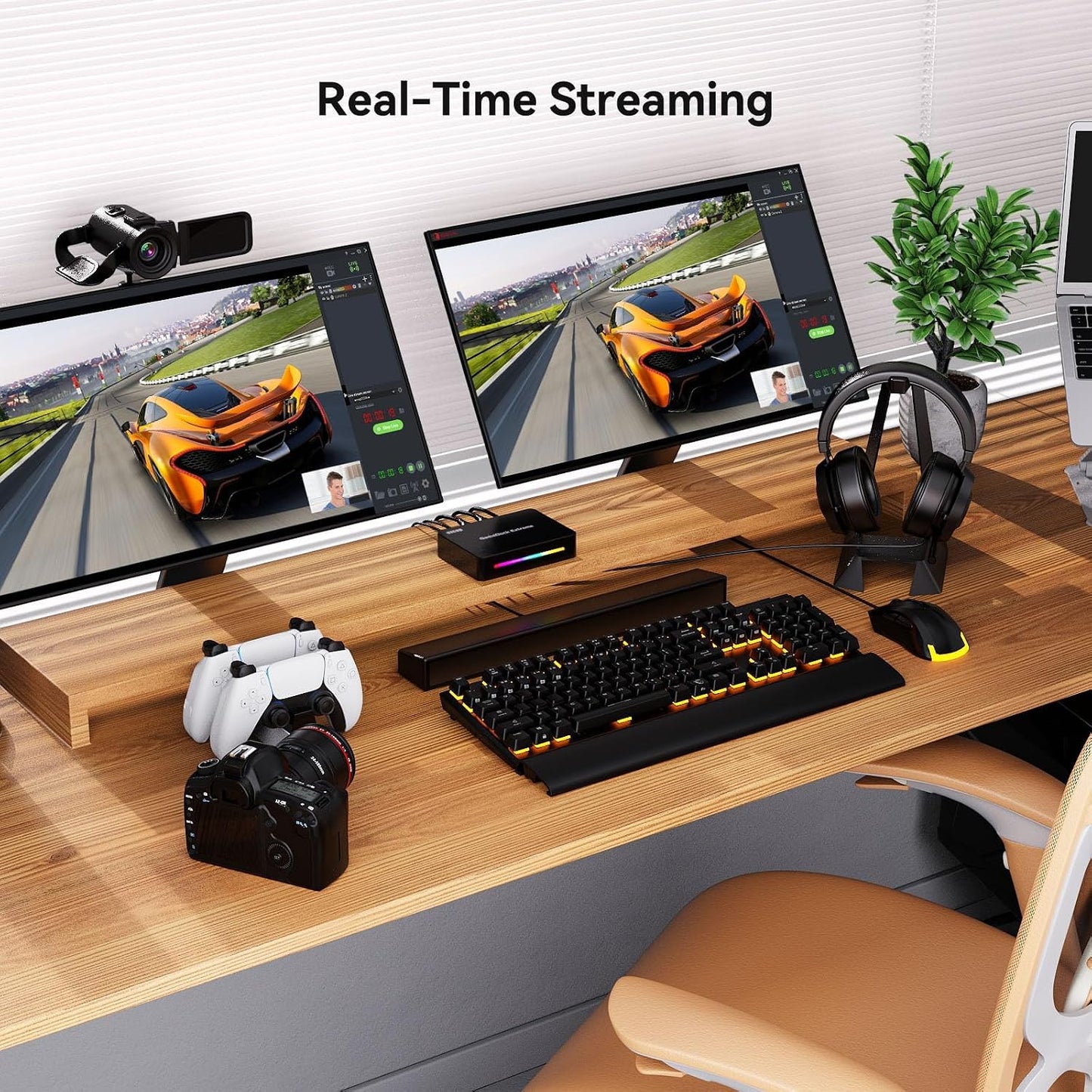 Game Capture Card, HDMI to USB 3.0, 4K 60FPS and 1080p 240FPS Video Recording Device, Compatible with Windows, Mac, and Linux, Ideal for Streaming, Gaming, and Video Conferencing
