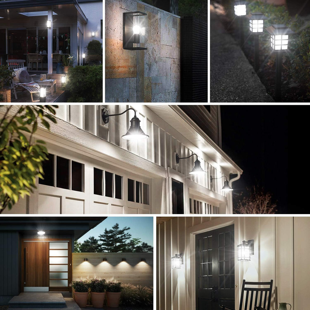 Brightever 6-Pack Dusk to Dawn LED Light Bulbs, A19 11W(100Watt Equivalent), E26 Basic Automatic On/Off, 1200LM, Daylight White 5000K Smart Sensor Lights, Outdoor for Porch Garage Yard Patio Garden