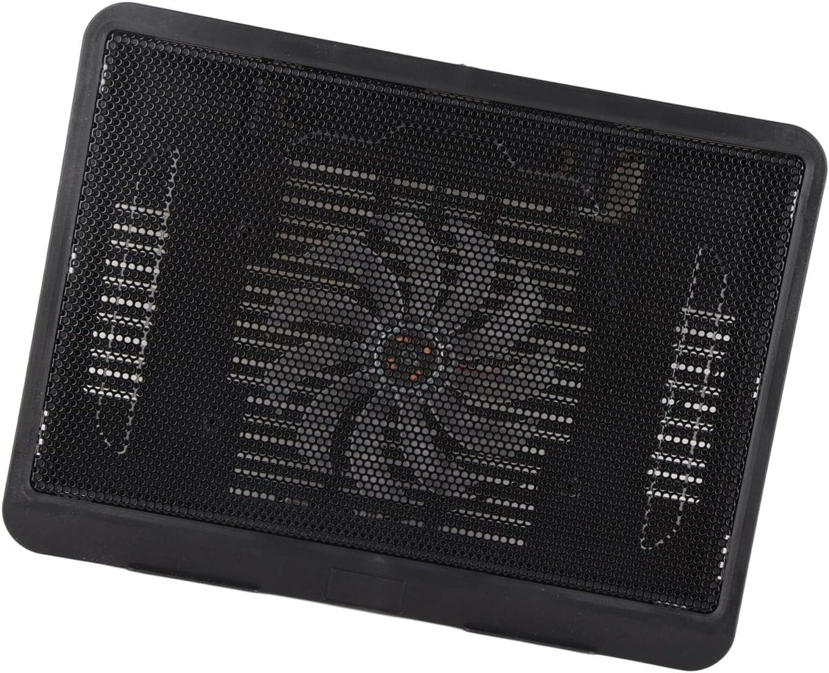SUNGOOYUE Laptop Cooler Cooling Pad with Super Quiet Fan Ergonomic Stand USB Hub for Gaming Movies Black