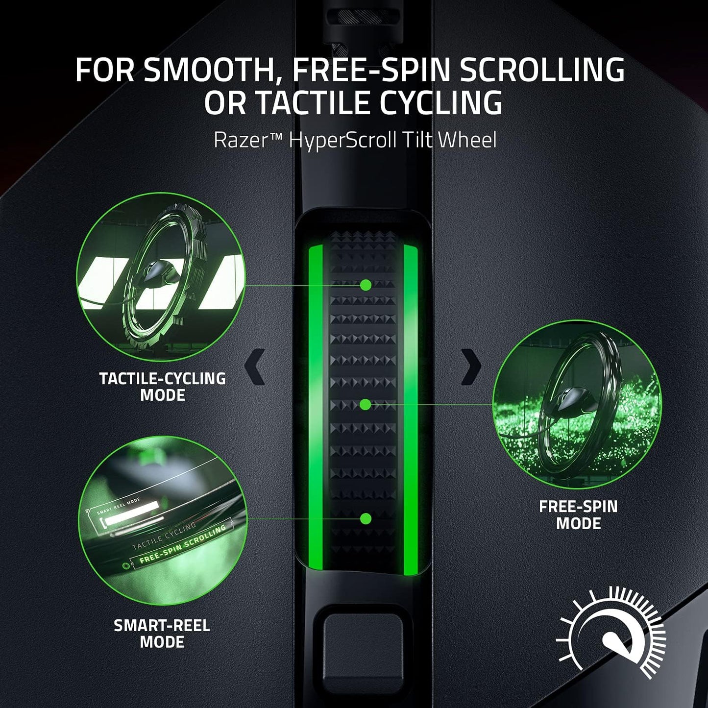 Razer Basilisk V3 Customizable RGB Wired Ergonomic Gaming Mouse, Black | Fastest Gaming Mouse Switch, Chroma RGB Lighting, 26K DPI Optical Sensor, 11 Programmable Buttons, HyperScroll Tilt Wheel
