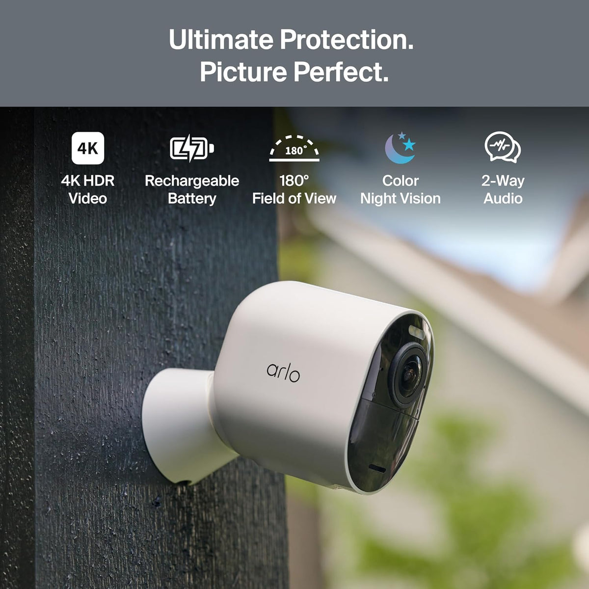 Arlo Ultra Wireless Security Camera 4K HDR (3rd Gen) - 3-Cam + SmartHub