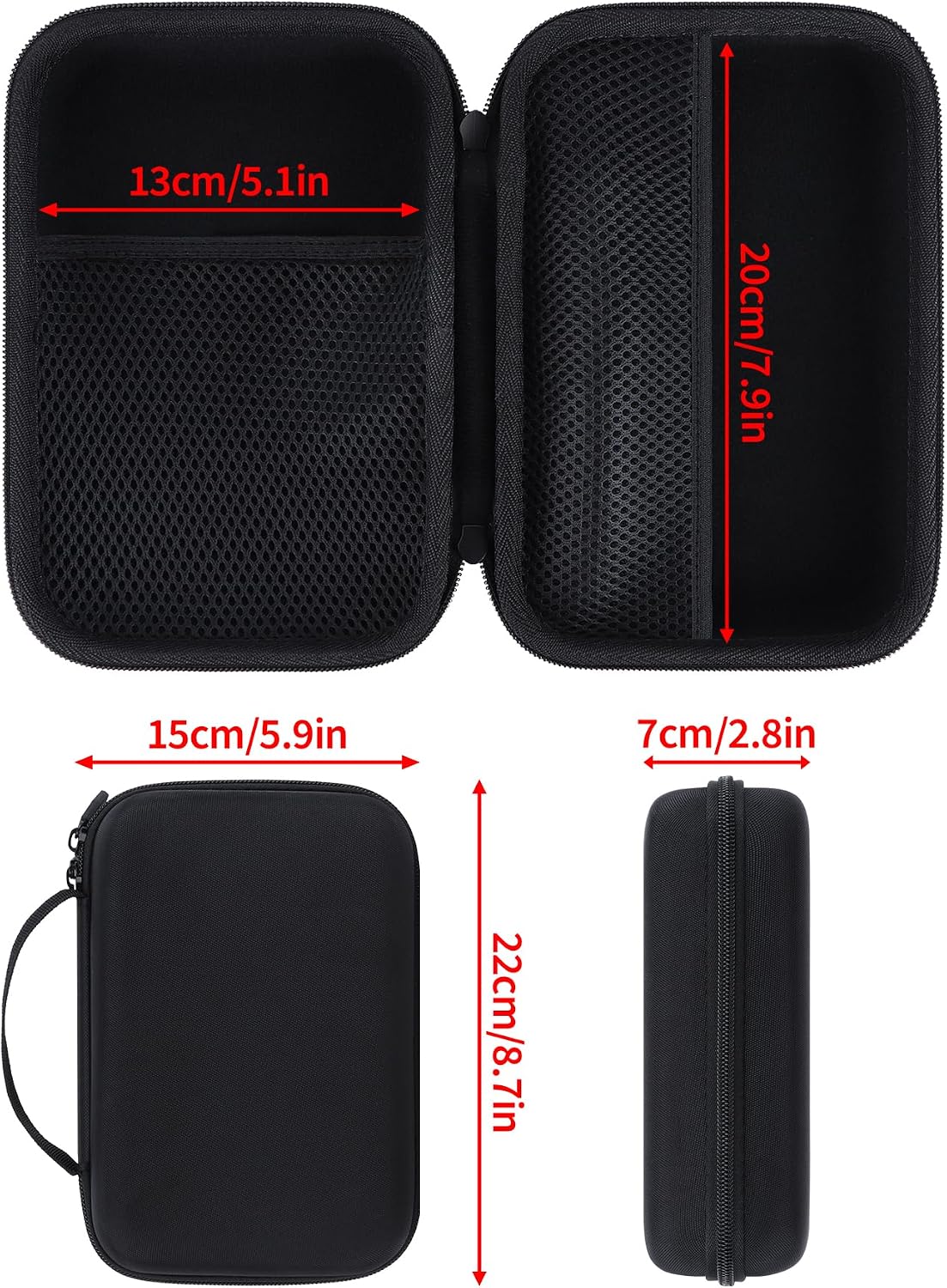 Case Compatible with WOLFBOX MF100 / MF50 Compressed Air Duster | Lightweight Carry, Secure Storage, Convenient Zipper, Soft Interior