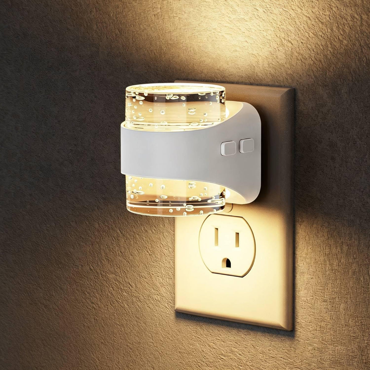 Briignite Night Light Dimmable Night Lights Plug Into Wall Bubble Design