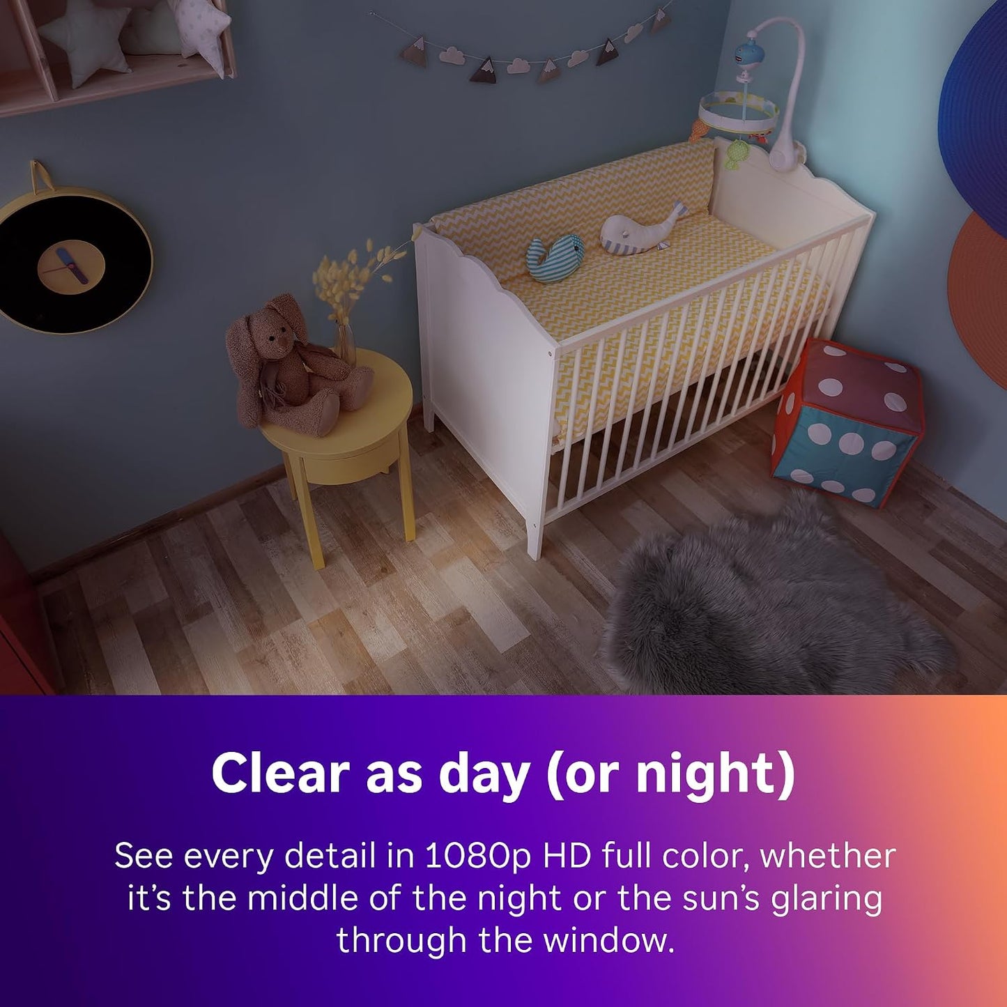 Roku Indoor Camera, Home Security with 1080p HD Color Night Vision, 2-Pack | Wired Security Camera & Pet Monitor with 2 Way Audio, Motion & Sound Detection, WDR & WiFi 6 - Works with Alexa & Google