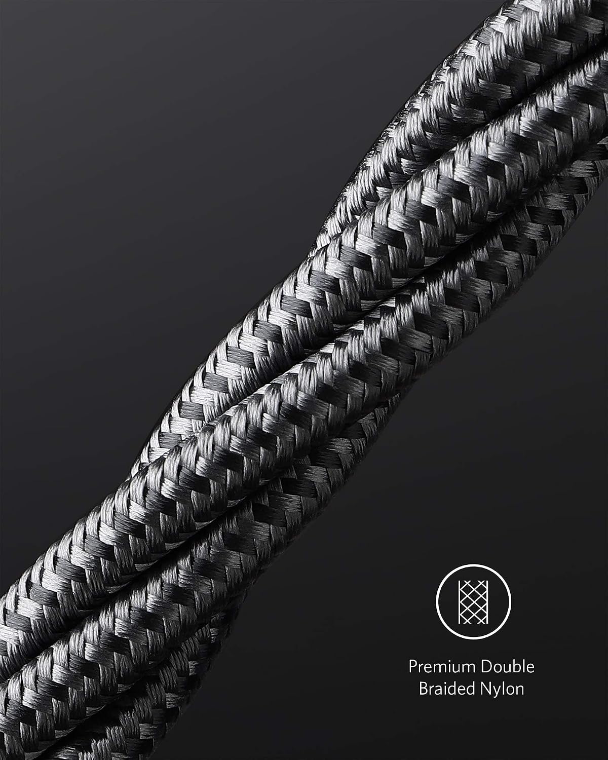 Anker USB C to USB C Cable, 100W Fast Charging Cable(1-Pack, 10 ft, Black)
