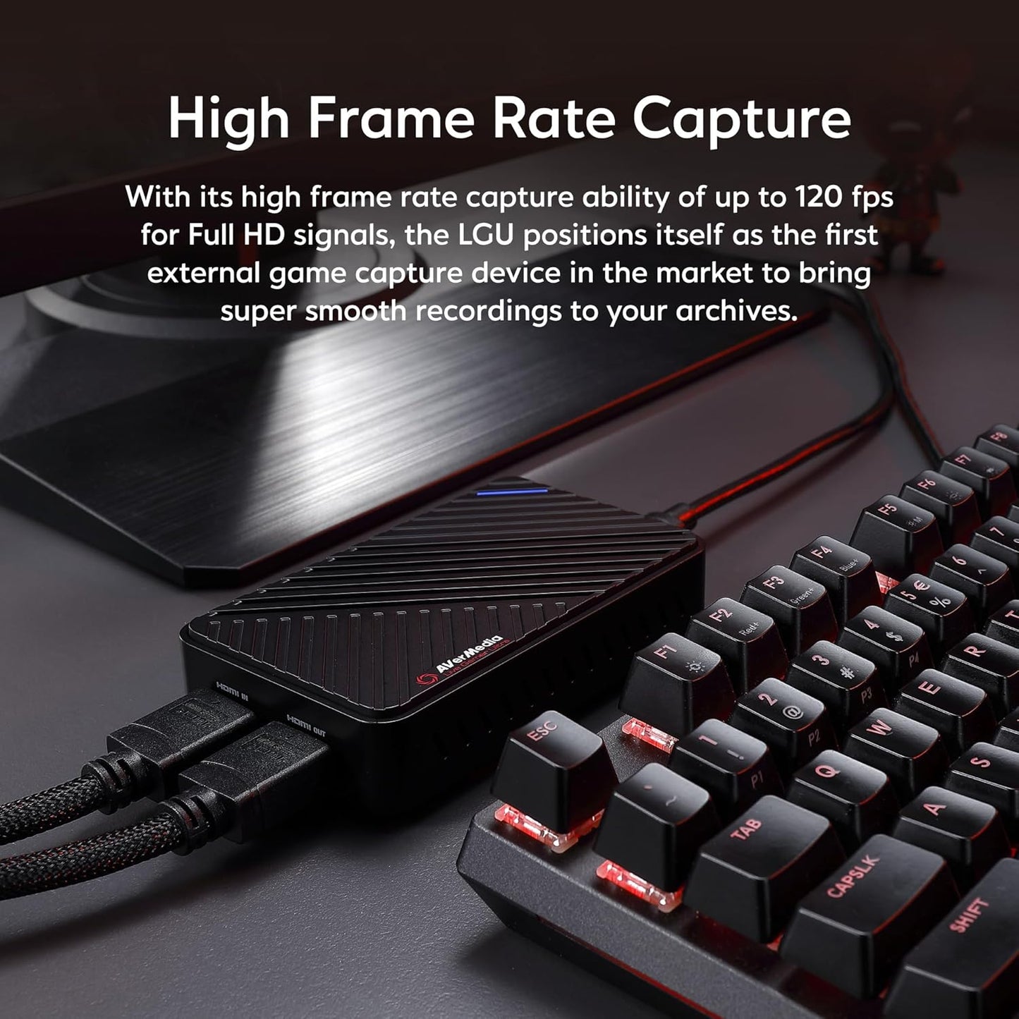 AVerMedia Live Gamer Ultra GC553 – 4K60 HDR Pass-Through, 4K30 Capture, Low Latency for Xbox Series X/S, PS5, Switch, Windows 11/macOS 10.13