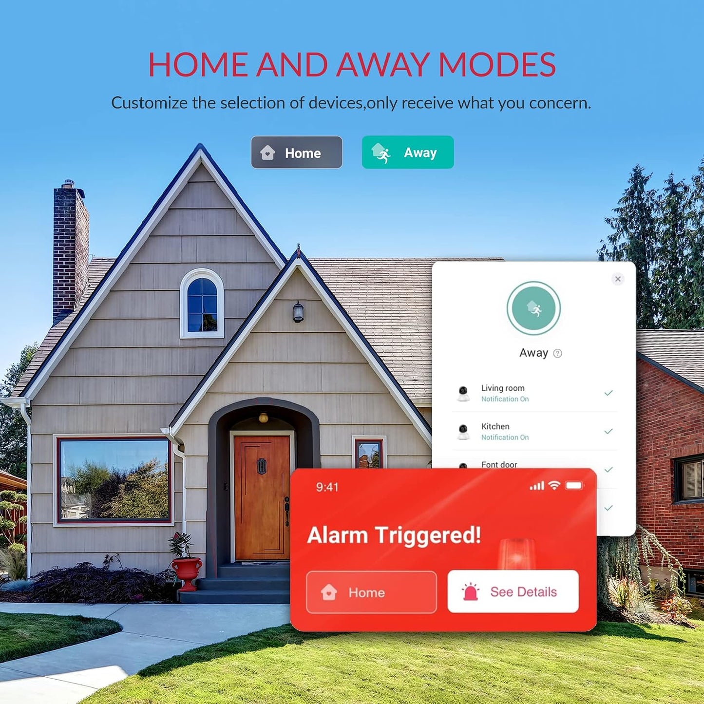YI 2K 3MP Home Security Camera, Indoor Camera with Person, Vehicle, Animal Detection, Phone App for Baby, Pet, Dog, Monitoring, Compatible with Alexa