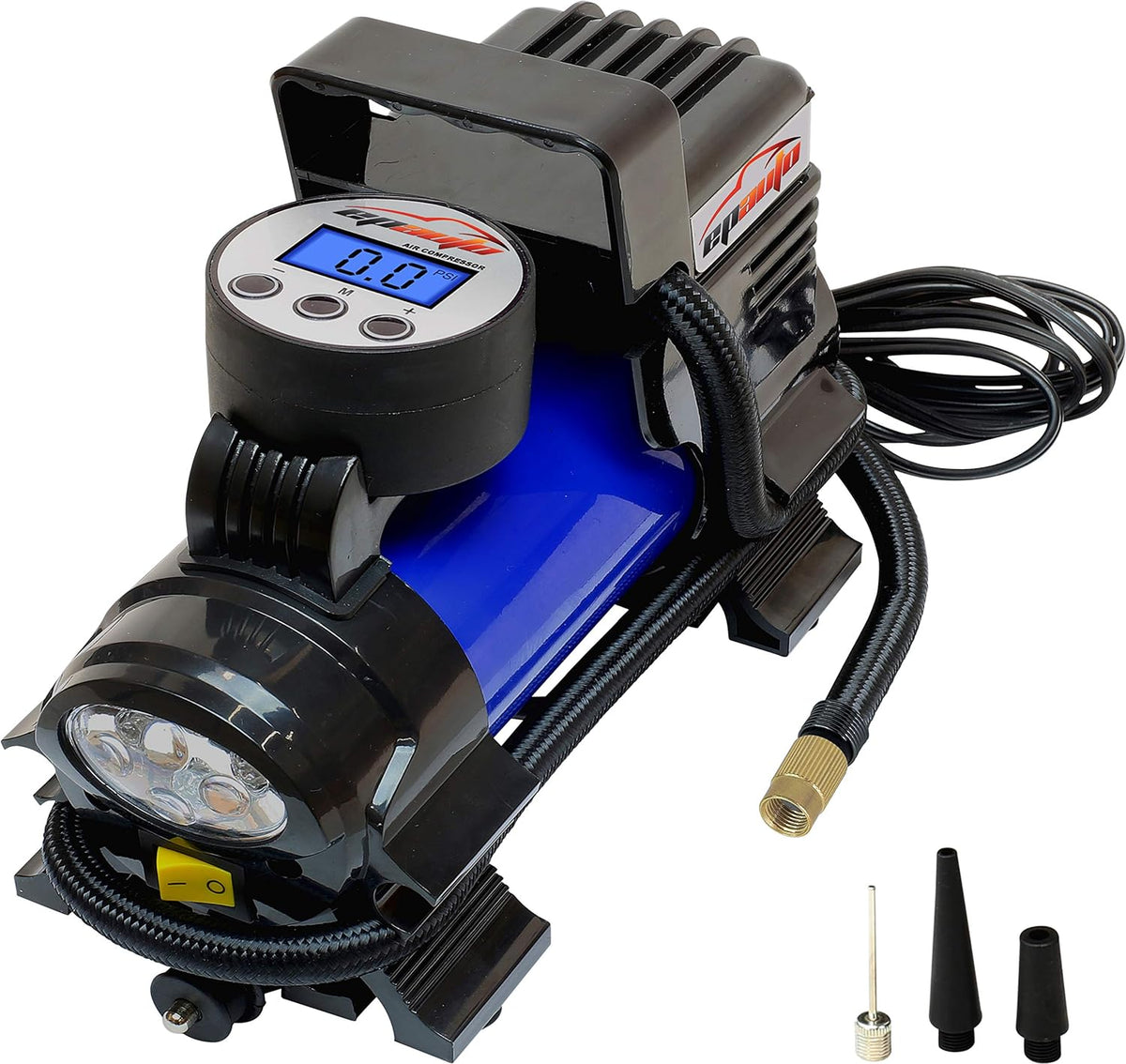 epauto 12V DC Portable Air Compressor Pump, Digital Tire Inflator