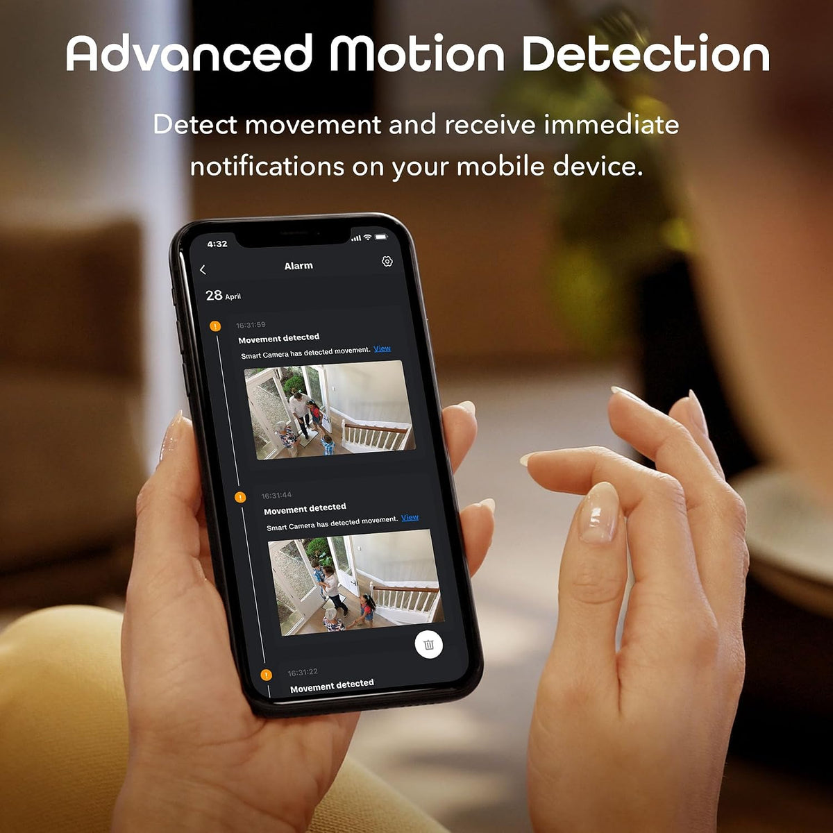 Geeni Vivid Indoor Smart Security Camera – HD Live Stream Camera for Indoor Home Monitoring with Night Vision, 2-Way Audio, Flexible Mount, Micro SD Slot, Motion Detection & App Control – 2Pack, White