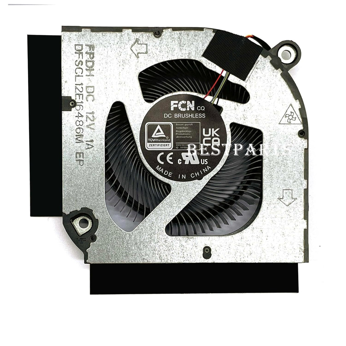 BestParts New Genuine CPU+GPU Fan Replacement for ACER Nitro 5 (AN515-46 AN515-47, AN515-58) Gaming Laptop 15.6'', P/N: FPDG DFSCK22D05883M, FPDH DFSCL12E16486M, 12V Fan