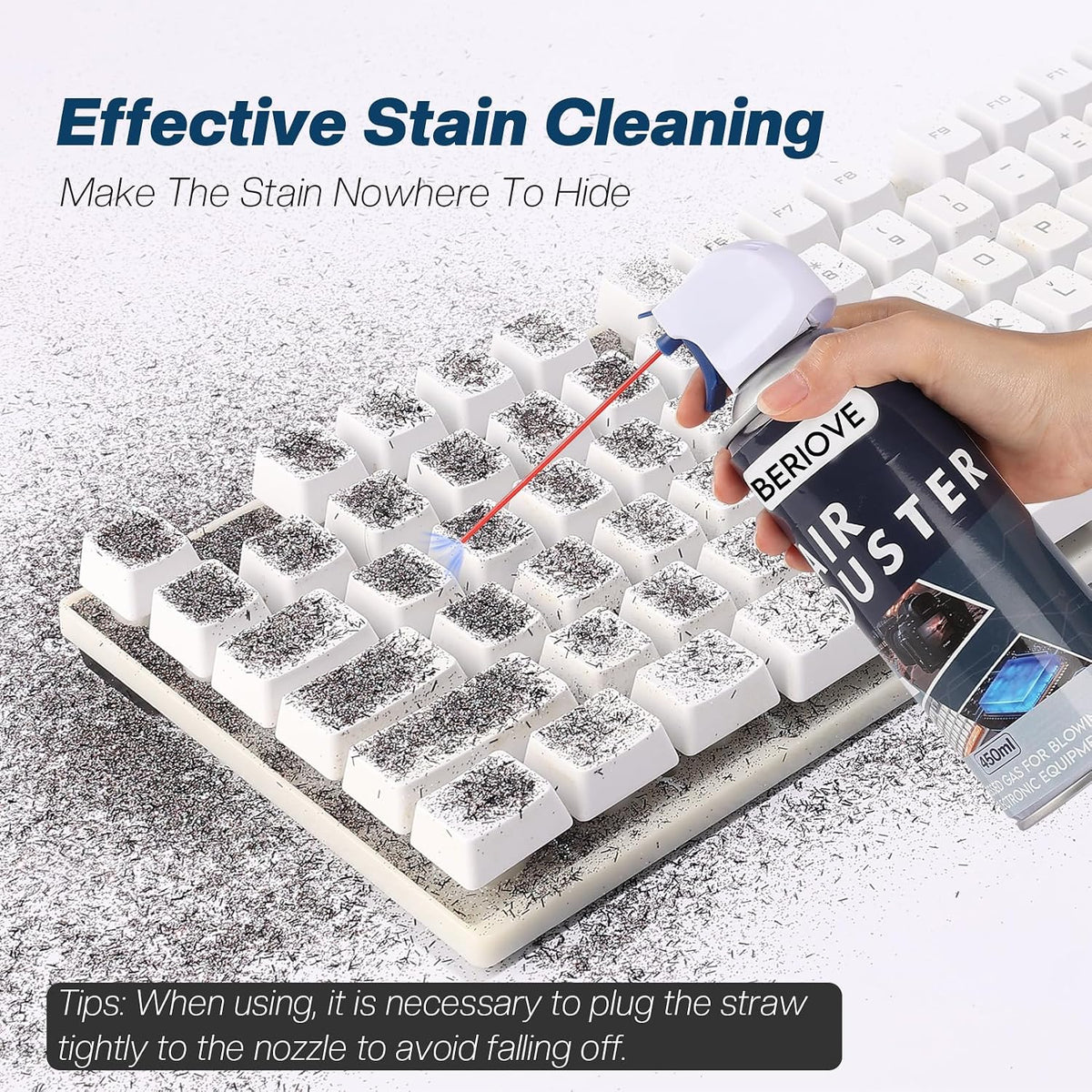 Compressed Air Duster- Keyboard Cleaner for Laptop