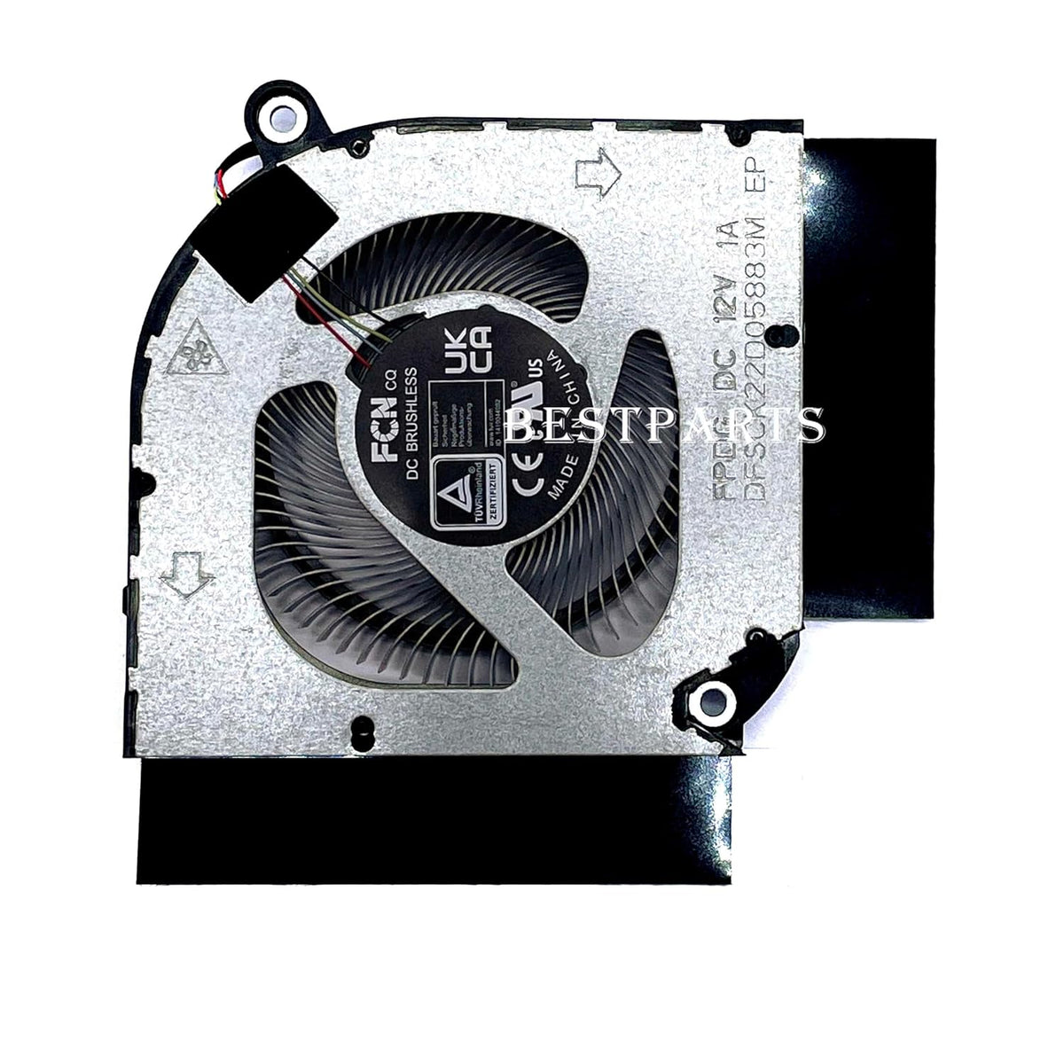 BestParts New Genuine CPU+GPU Fan Replacement for ACER Nitro 5 (AN515-46 AN515-47, AN515-58) Gaming Laptop 15.6'', P/N: FPDG DFSCK22D05883M, FPDH DFSCL12E16486M, 12V Fan