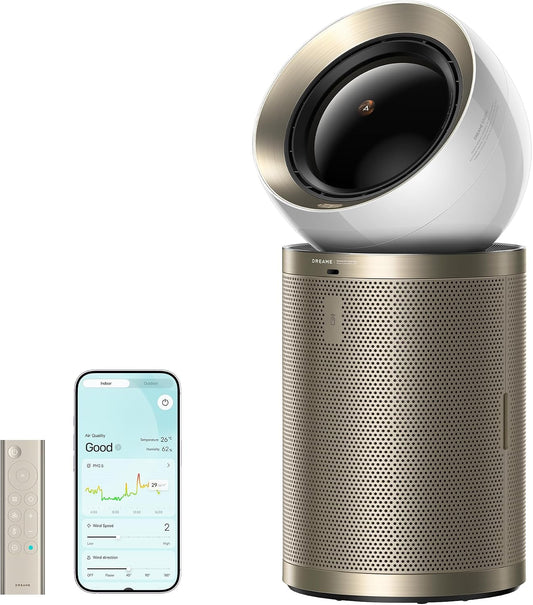 Dreame Air Purifier PM20 for Home Large Room, 3-in-1 Purifier, Heater & Fan