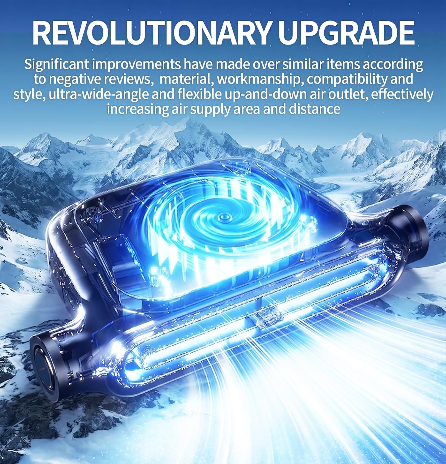 Car Seat Fan for Driver & Backseat - 2026 Upgraded Mini Portable USB Back Cooling Fan Kids Baby Quiet headrest Neck Fan Accessories with 3 Adjustable Wind Speeds for Almost Vehicle Jeep Van RV Truck