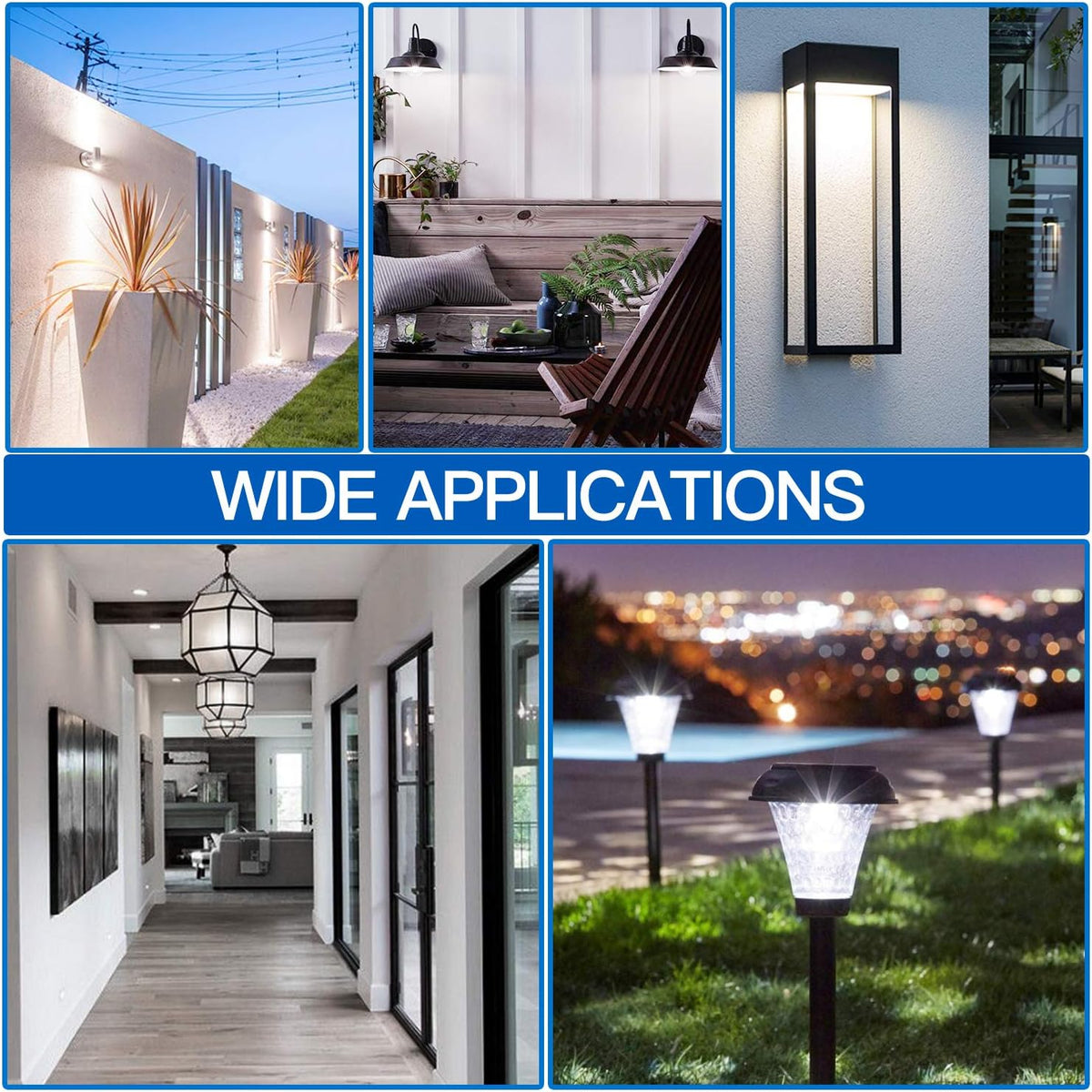 Dusk to Dawn Light Sensor Bulbs, A19 12W(100 Watt Equivalent) LED Bulbs