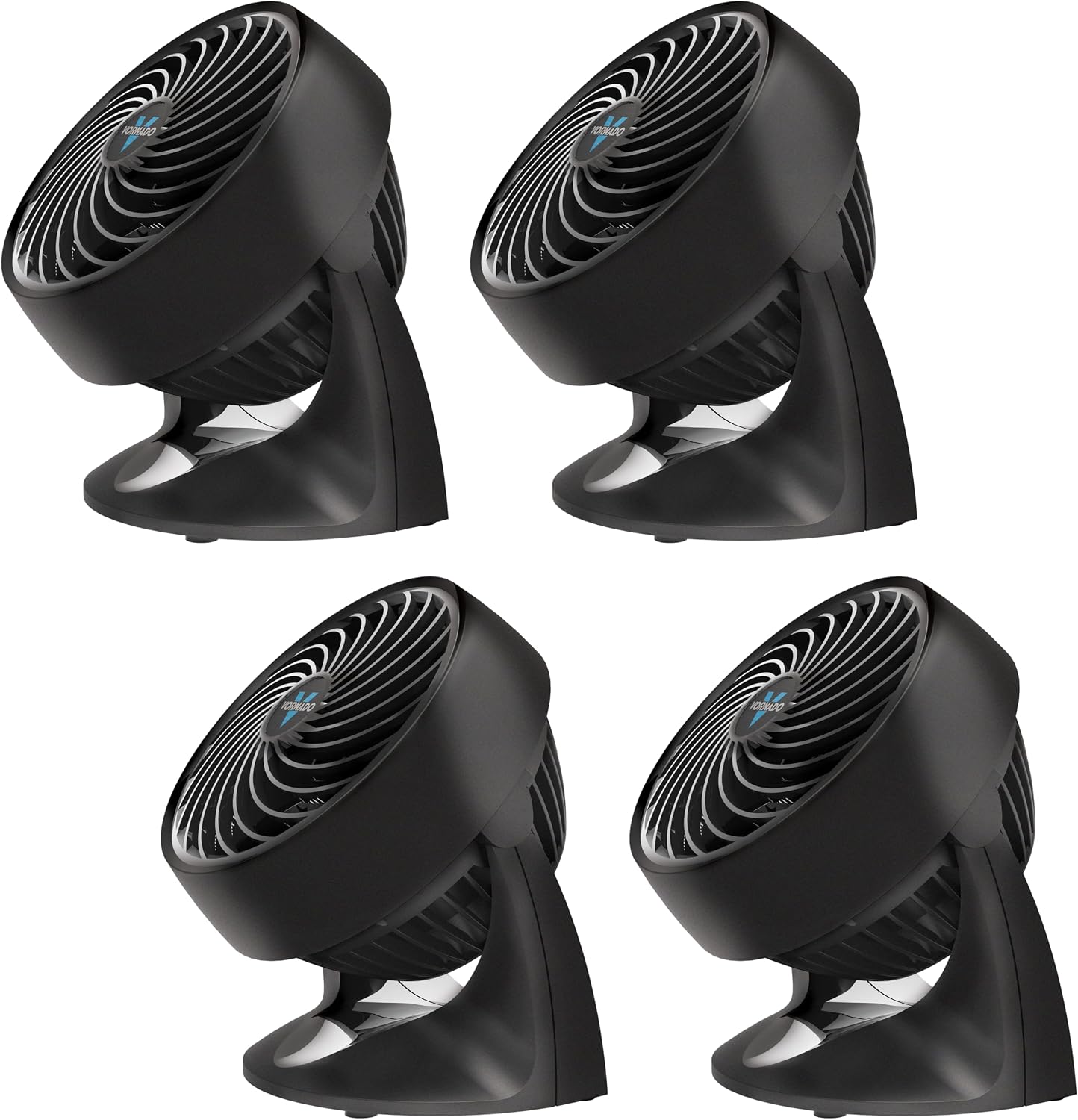 Vornado 133 Personal Air Circulator Fan, Black, 2 Speeds, Adjustable Head | Small Room Air Circulator, Table Fan for Desk, Nightstand