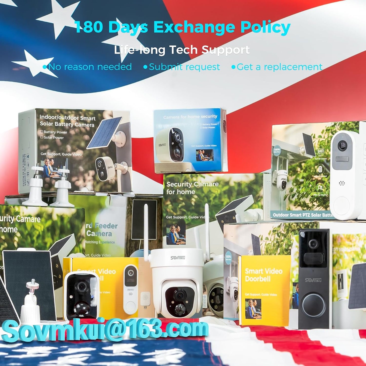 Vicohome 2CG6 Best 2K Solar Security Camera Wireless Outdoor System, No NVR Needed, Battery Powered, Easy to Setup,Motion Detection, Two Way Audio,Color Night Vision, SD Slot, 180 Days Care Plan