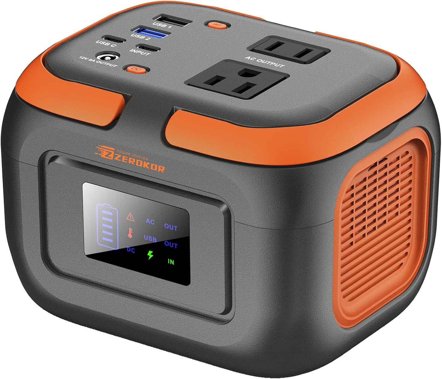 Portable Power Station 120W, 110V Power Bank with DC AC Outlet | DC 12V, 97.6Wh Portable External Battery Power Pack Generator with USB C Input for Camping Home Van Life Adventure Backup
