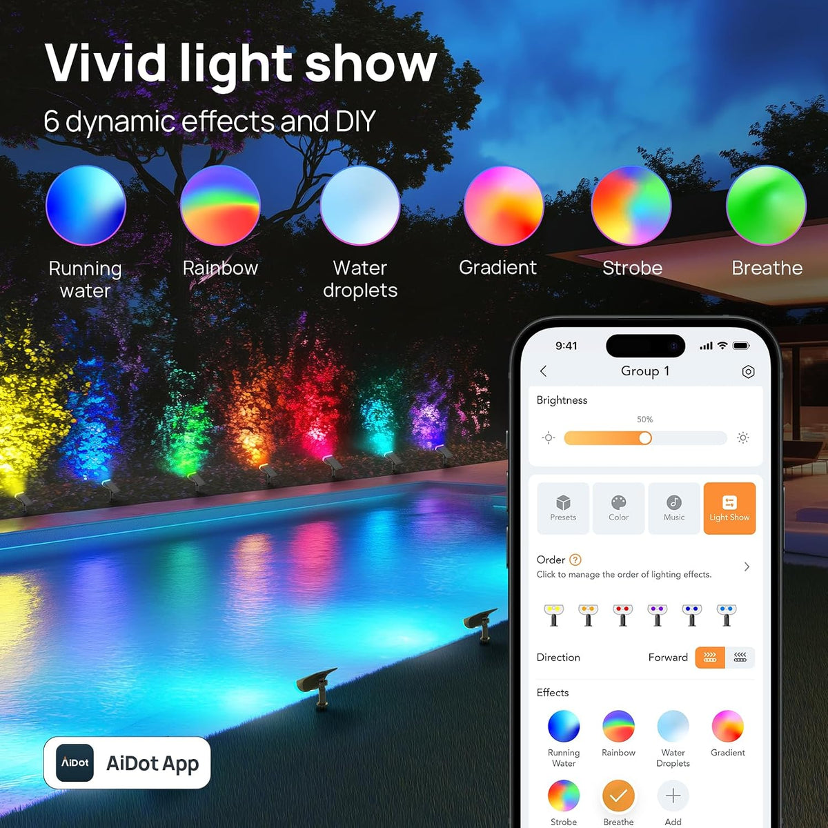 Linkind Smart Solar Lights Outdoor SL5,Motion Sensor,Halloween Decoration