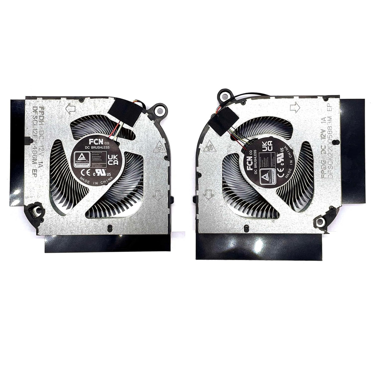 BestParts New Genuine CPU+GPU Fan Replacement for ACER Nitro 5 (AN515-46 AN515-47, AN515-58) Gaming Laptop 15.6'', P/N: FPDG DFSCK22D05883M, FPDH DFSCL12E16486M, 12V Fan